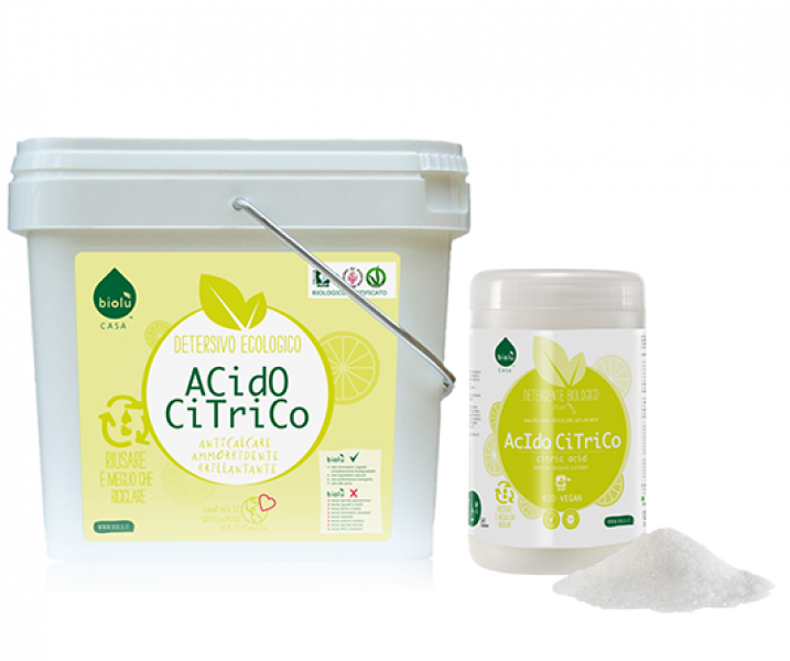 Acido citrico- additivo eco-biologico, vegan 1L.
